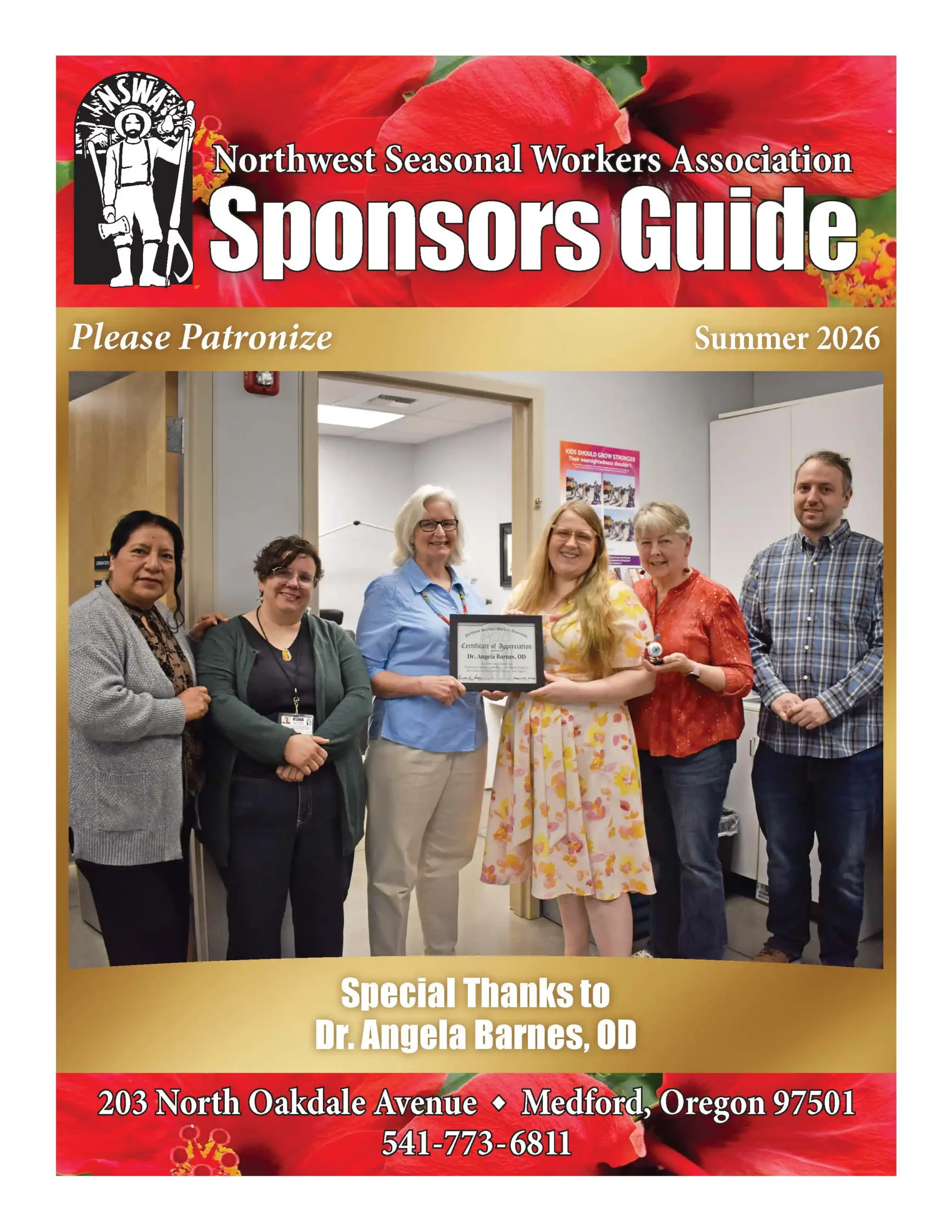 A photo of the cover of the Sponsors Guide